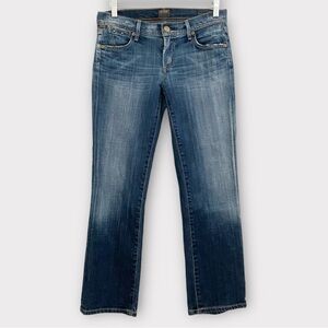 Citizens of Humanity Manic Mini Boot Low Rise Crop Y2K Jeans Size 27 Distressed
